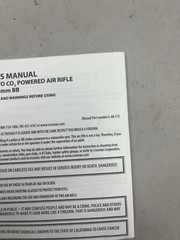 Crosman Comrade AK BB Gun Air Rifle Owner’s Manual