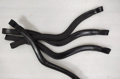 Lot 50 x 1 Empty Channel Leather Horse Browband All Sizes & Shapes (12 & 14 MM)