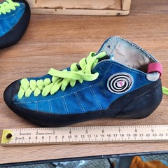 Boreal Women’s 5.5 EU 36 Vintage Rock Climbing Shoes Blue Black Spain 80s 90s