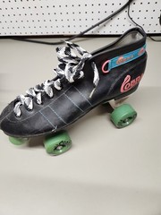 Roller Derby Cobra Skates Size 10 (US) Black/Teal Vintage 340 Skates