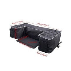 ATV Seat Storage Bag Multi-Pocket Design Accessory Easy to Install