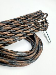 Flemish Recurve Bowstring – D97 – Black & Tan