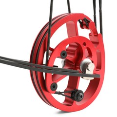 18″ 45lbs Mini Compound Bow SET Dual-use Steel Ball Arrows Archery Fishing