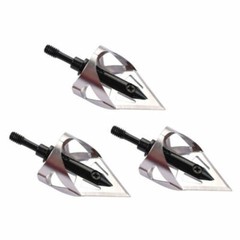 Archery Hunting Broadheads Arrowheads 3 Blade Screw In Point Bow Shooting 3X