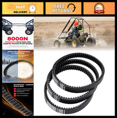 30 Series Go Kart Drive Belt & Torque Converter Set for Coleman, Manco, TrailMas