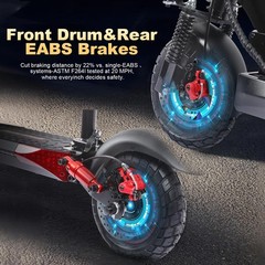 Electric Scooter 48v 800W For Adult 10″Off Road Fat Tires Fast Speed USA MAX vV