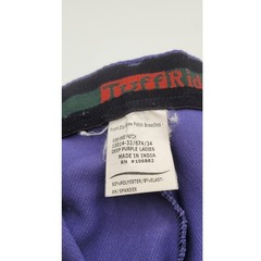 TuffRider Front Zip Knee Patch Breeches Womens 34 Long Purple Riding Pants