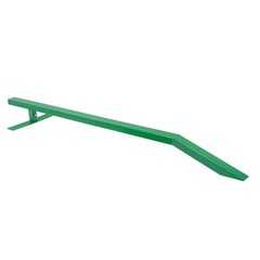 84.9In Skate Grind Rail Portable Skateboard Rail For Scooters, Snowboard Green