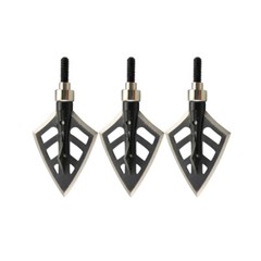 6/12pcs 125gr Broadheads Archery Arrowheads Screw Tips Points Bow Hunting