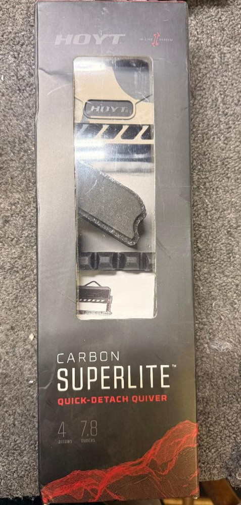 RARE Hoyt Carbon Superlite 4 1PC Arrow Bow Quiver KUIU VIAS Quick Detatch