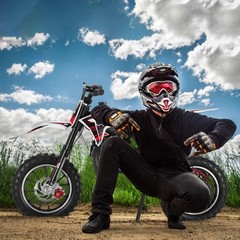 Gas Dirt Bikes Mini Dirt Bike 50CC 2-Stroke Gas Bike Motocross Moto for Kids