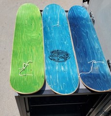WILL ADLER ESP LOT 3 SKATEBOARD DECKS 32″L x 7 1/2″ W COLLECTABLE