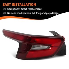 Tail Light Compatible with Trax 2024 2025 Driver Side Rear Tail Lamp with Left