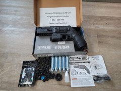 Umarex T4E TR50 (2292176) CO2 Paintball Revolver – New – Power Modified – 25J