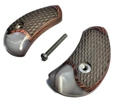 Grips fits North American Arms NAA Grips for Magnum .22 Rosewood & Pearl