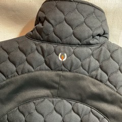 Kerrits Vest Womens Size XS Black Quilted Equestrian Riding Zipper Front