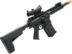 Classic Army DT-4 Double Barrel Carbine Airsoft AEG Rifle – Black 330-350 FPS