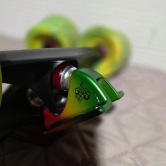 Gullwing Charger 50* Neil Carver Black/ Rasta colorway R. Kingpi (O.S.bolt pat)