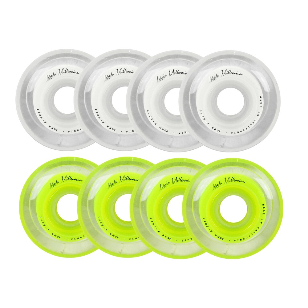 Labeda Millennium Gripper Roller Hockey Inline Wheels 4 Pack – Choose Color /