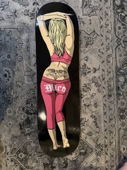 Anti-hero Funny Girl Deck Ugly Face Double Sided Ships Fast Skateboard Deck