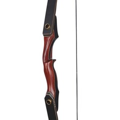 60″ Archery Wooden Riser Hunting Bow 30-50lbs Takedown Recurve Bow RH Arrows