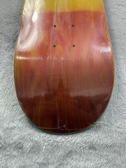 New Gradient Multi Color Woodgrain Skateboard Deck Street Graphic Design 8.25