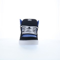 DC Pure High Top WC Mens Blue Nubuck Skate Inspired Sneakers Shoes