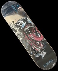 RARE Venom Marvel Primitive Skateboard Deck 8.125 Sealed Silver Paul Jackson NEW