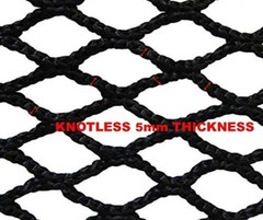 Knotless Slow Feed Hay Net for Round Bales – 5mm Thick with Repair Kit Included