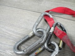 Lot of 16 Vintage Climbing Carabiners Mixed Black Diamond Kong D-Shape Screwgate