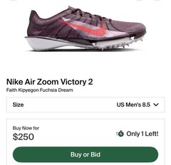 US Men’s 8.5/W 10 – Faith Kipyegon x Nike Air Zoom Victory 2 «Fuchsia Dream» (1)
