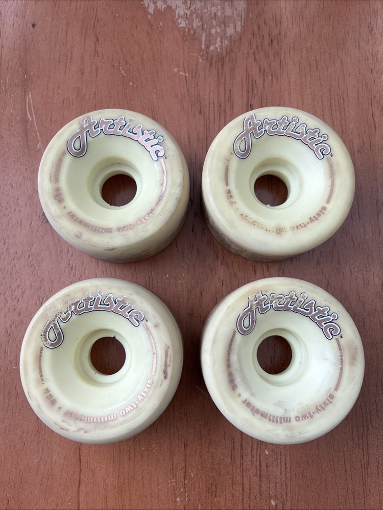 Non Marked RARE Bones Powell Peralta Artistic 62mm 98a Quad Roller Skate Wheels