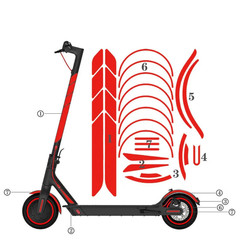 Reflective Sticker Kit for Xiaomi M365 Pro 1S PRO 2 Electric Scooter Accessories