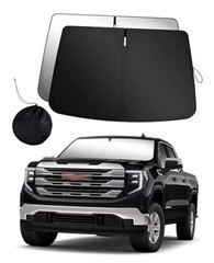 Front Windshield Sunshade Compatible with GMC Sierra 1500 2500 – 2019-2024