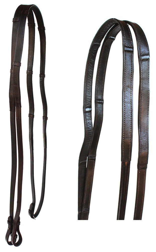 54″ Horse English Padded Soft Leather Reins w/ Buckles 805LR05