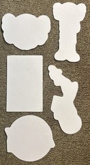 Lot Of 5 Different Skateboarding/Guitar/Etc. Stickers NOS