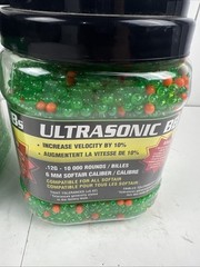 Brand New Airsoft Ammo Green 6MM .12 Gram 10,000 Rounds Ultrasonic BBs Lot Of 2