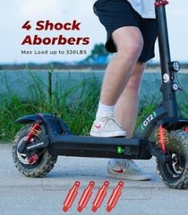 isinwheel Electric Scooter 18-28 Miles Range,15/21/28MPH Top Speed, Peak Power 7