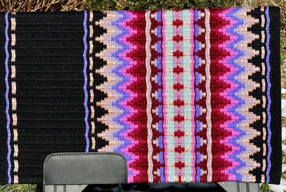 NEW ZEALAND WOOL WESTERN SHOW SADDLE BLANKET PAD NEW 42×34