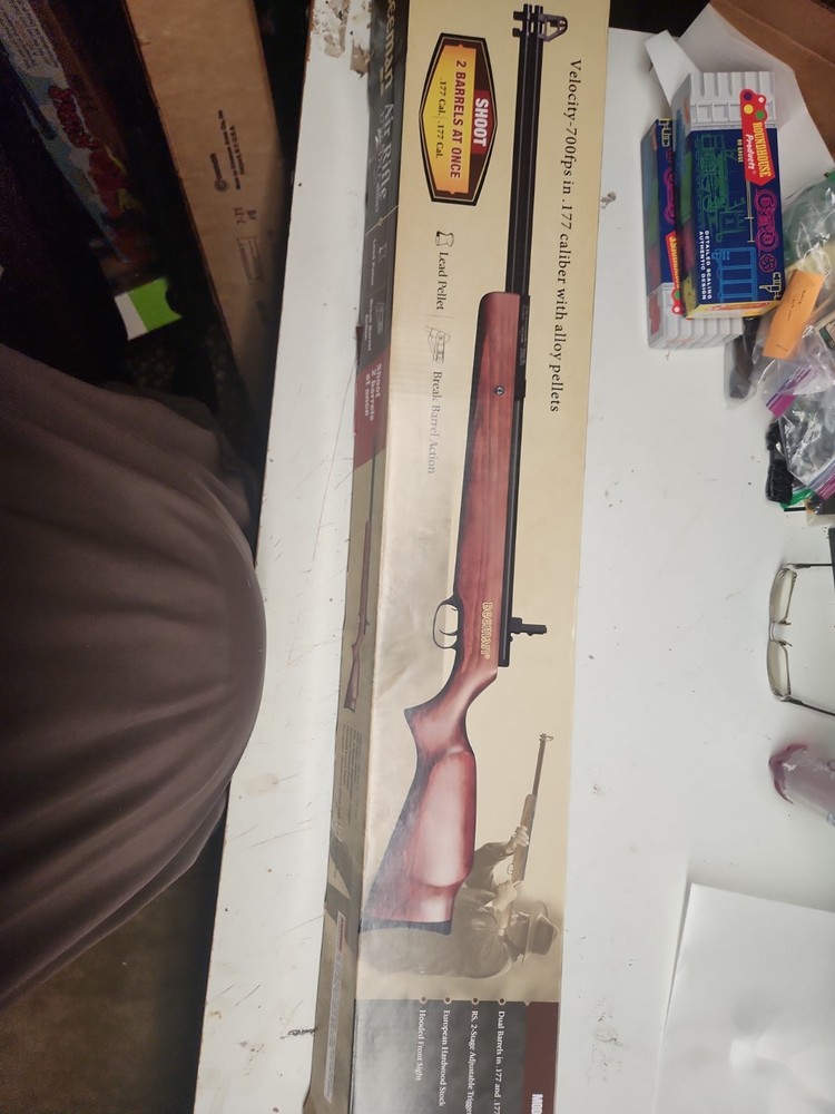 BEEMAN ORIGINAL DUAL BARREL AIRGUN RIFLE MODEL 2016S – NEW IN BOX HARD TO FIND