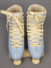Impala Sidewalk Womens Size 10 Quad Roller Skates Sky Baby Blue and Yellow