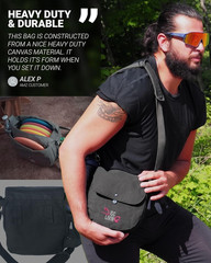 Disc Golf Bag | Frisbee Golf Bag | Easy to Carry | Lightweight Fits up to 10 Dis