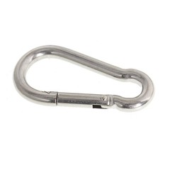 6 Pack Snap Hook 304 Stainless Steel Carabiner Clip For Ropes Fishing Chains