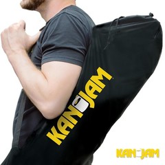 Kan Jam Foldable Travel Disc Toss Game – Black & Yellow, Standard, Classic