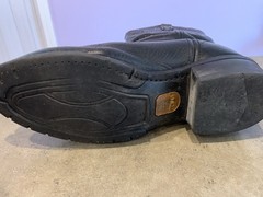 Dan Post Leather Cowboy Boots Men’s Sz 10 EW Black