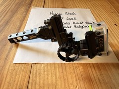 Black Gold Ascent Verdict 5-Pin Slider Fixed Pin Compound Bow Sight Black/Green