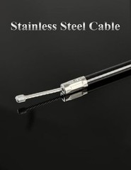 Stainless 50 Inch Mini Bike Throttle Cable for Predator 212 CT200U Baja MB165