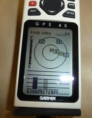 Garmin GPS 45 Handheld Personal Navigator Works Screen Is Near Perfect Used