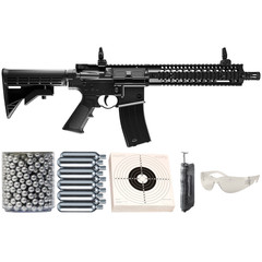ArmyBoy Crosman R1 CFAR1B Full-Auto CO2 BB Gun Rifle Bundle – Ready-To-Shoot-Kit
