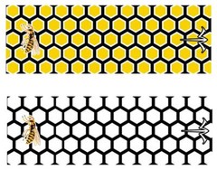 White Water Archery Honeycomb Yellow Jacket Reflective Arrow Wraps 15 Pc